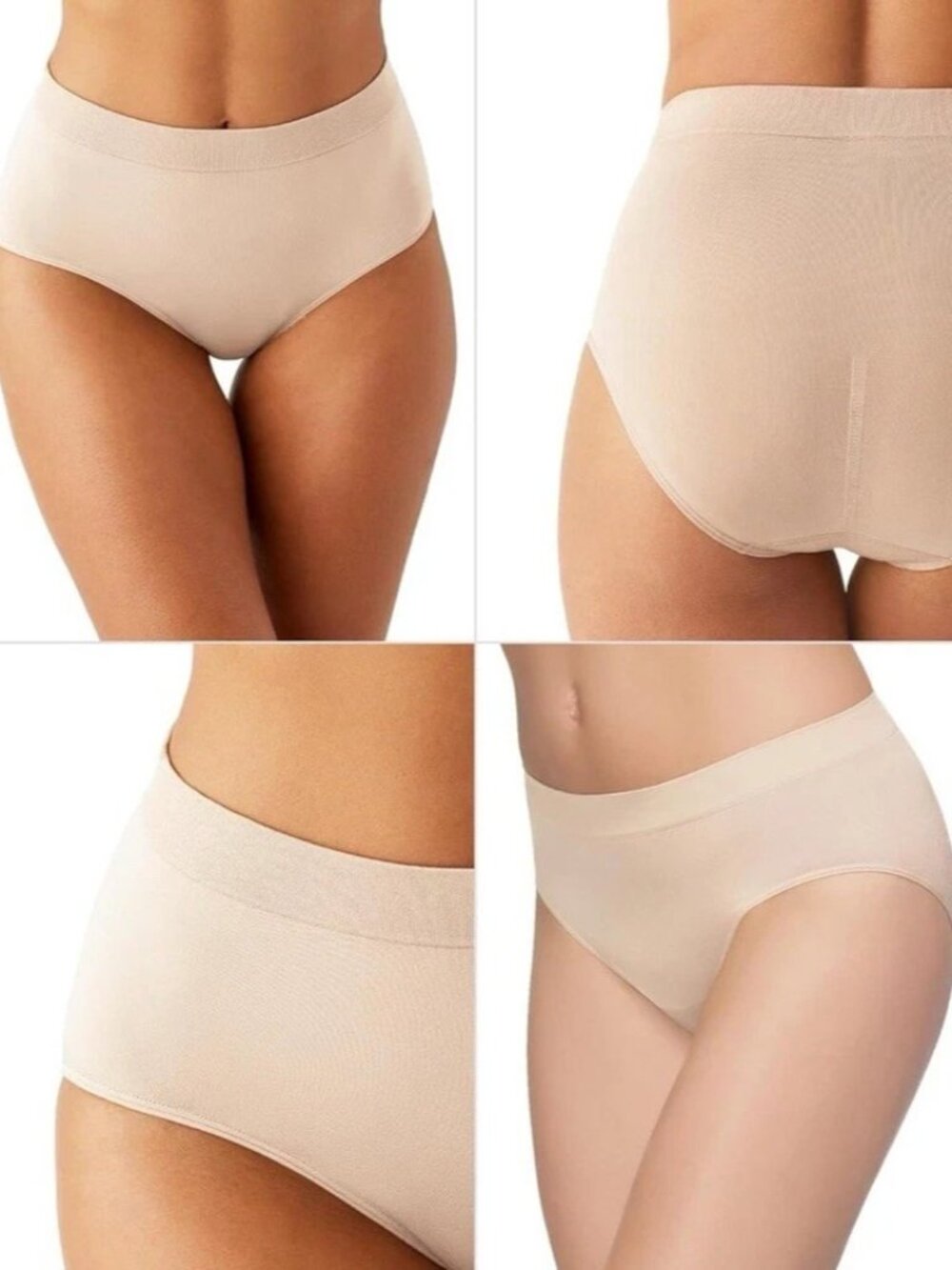 Wacoal 838175 B-Smooth Seamless Full Shaping Brief Size 5XL Nude NEW - Picture 1 of 9